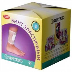 Бинт эластичный трубчатый Интекс латексно-полиэфирный р. №3 25 м